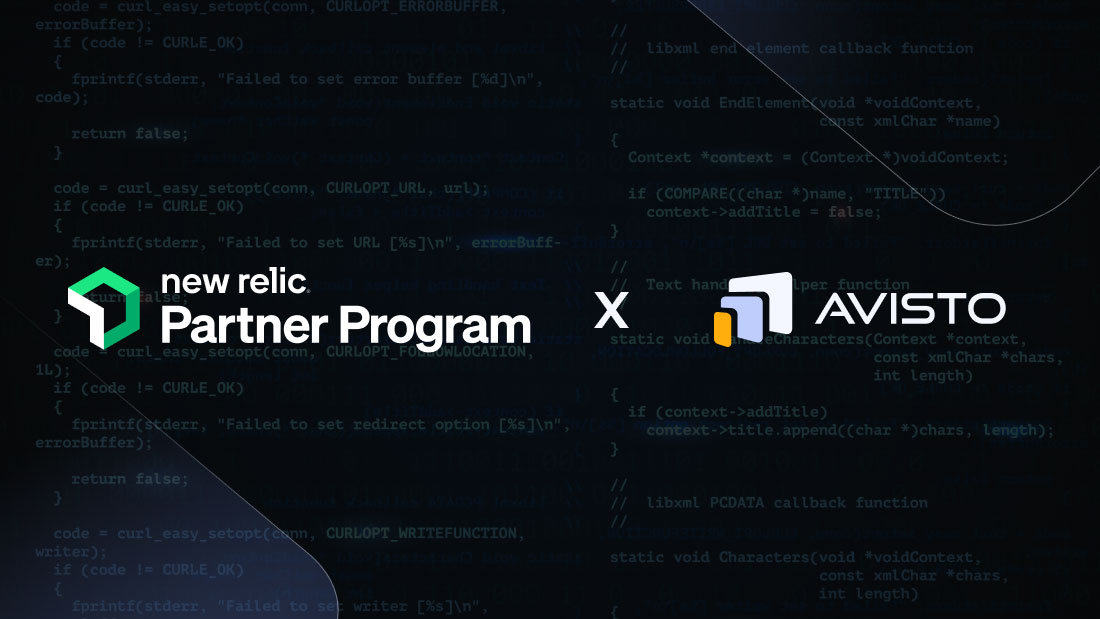 AVISTO, partenaire d'intégration de New Relic